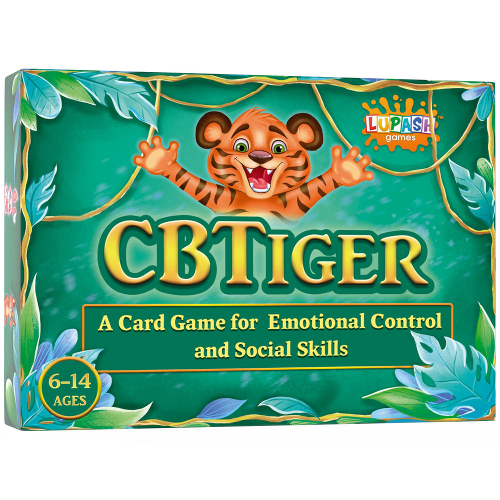 Lupash Games CBTiger board: durable surface for therapy sessions and family play.
