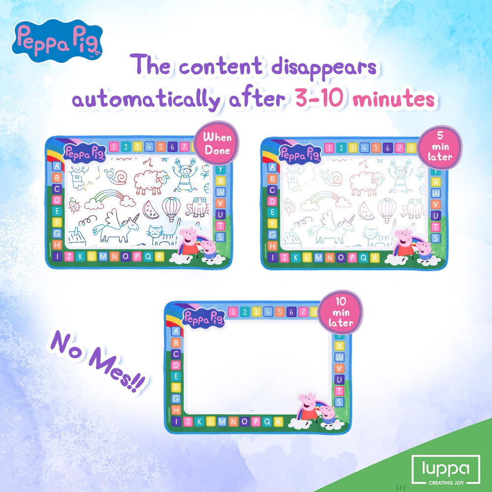LUPPA eco-friendly doodle mat cleans easily after busy drawing sessions.