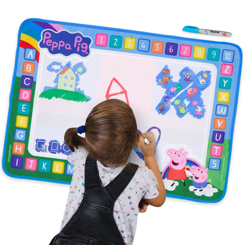 LUPPA Peppa Pig water doodle mat 50x70 cm for mess-free creativity.