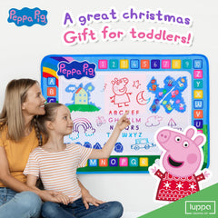 LUPPA toddler-friendly mat fosters imaginative play and color exploration.