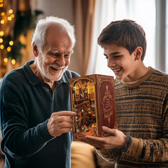 Luuwik Firelight Library Nook makes a unique, gift-ready addition for book lovers.