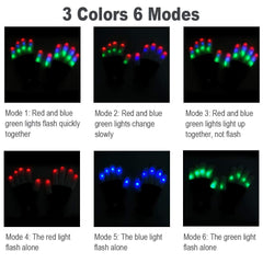 Luwint LED gloves light up dance floors with color-changing motion effects.