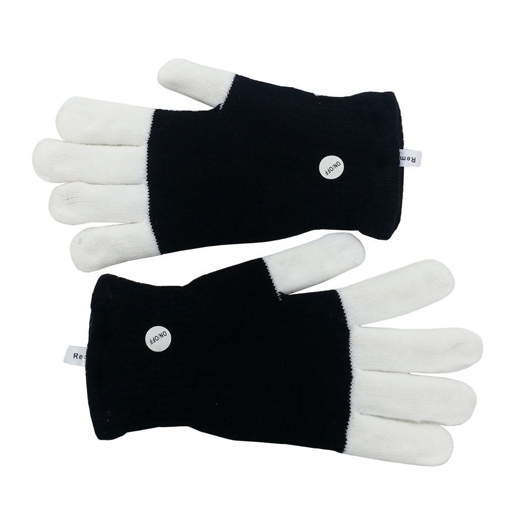 Luwint glow rave gloves illuminate hands at concerts and parties