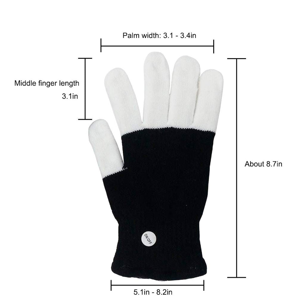 Luwint sensory-friendly glow gloves for creative play