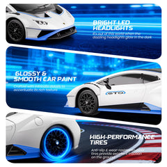 LUXOS RC Lamborghini gift-ready packaging for easy gifting.