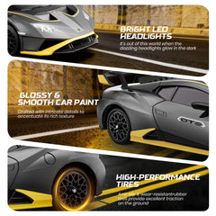 LUXOS RC Lamborghini gift-ready packaging for kids and collectors.