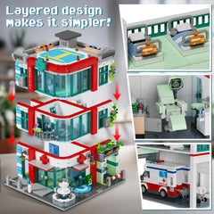 LuxRebuty hospital patient room furniture adds authentic beds and bedside items
