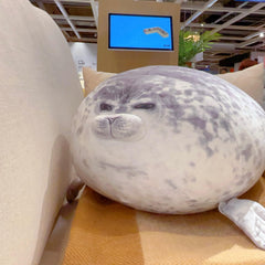 LUXSIT seal pillow packaging unpacked display on a bed