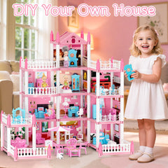 LUYE family bathroom and sitting room for everyday pretend play.