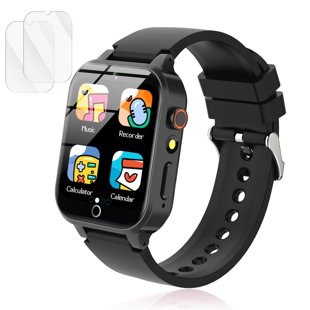 Luyiilo Kids Games Watch front view, rugged design for daily learning.