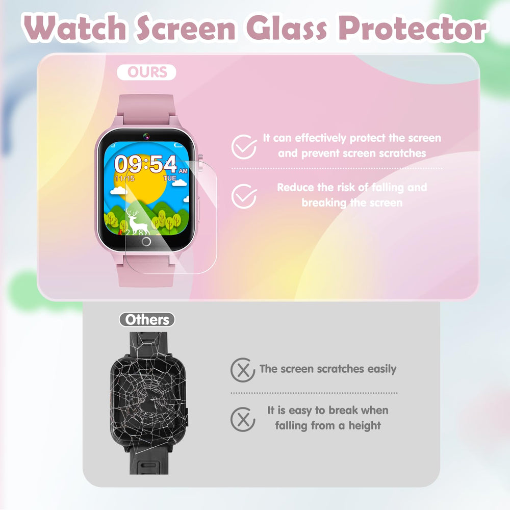 Luyiilo Kids Games Watch silicone strap is skin-friendly and comfortable.