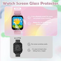 Luyiilo Kids Games Watch silicone strap is skin-friendly and comfortable.