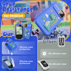 Luyiilo Kids Smart Phone Toy durable drop protection and screen shield.