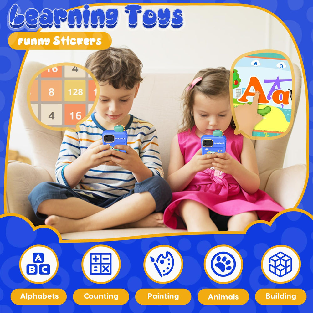 Luyiilo Kids Smart Phone Toy built-in music player for fun.