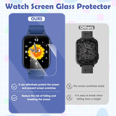 Luyiilo kids smartwatch screen protection with tempered films