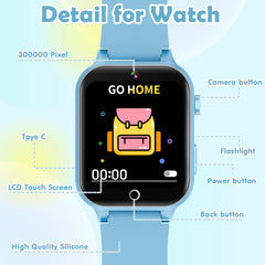 Luyiilo Smart Watch camera, 300k pixels captures memories on the go.