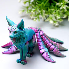 LUYUCUBE nine-tailed fox model makes a unique Easter gift choice.