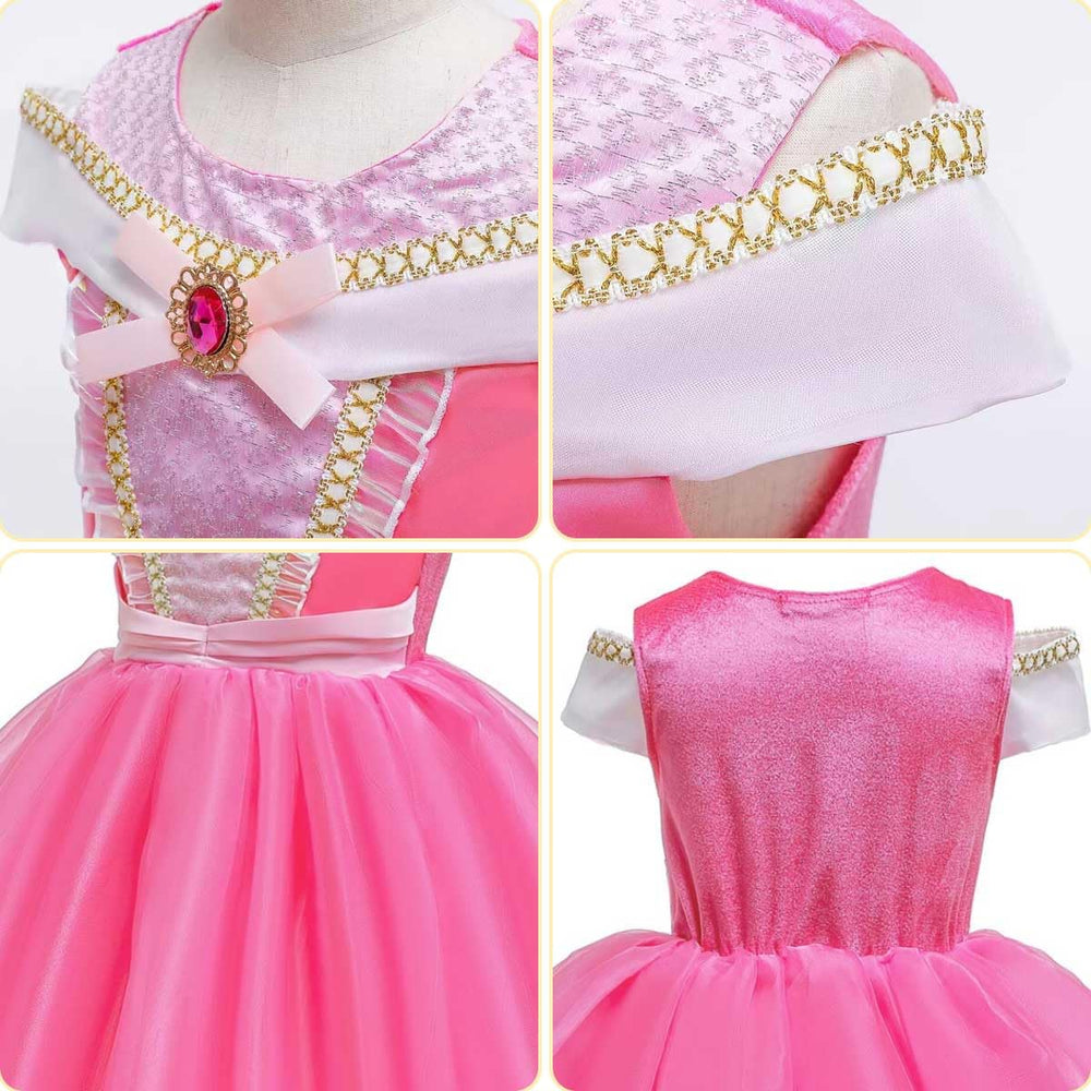 Luzlen princess ring pink detail for dress-up sets.