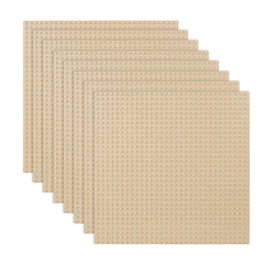 LVHERO Classic baseplates in sand color for compatible brick building.
