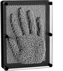 LXS 3D Pin Art Board, large 6x8-inch front view, sparks tactile creativity for kids