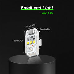 The LYONGTECH strobe uses a built-in 150mAh battery for hours of operation.