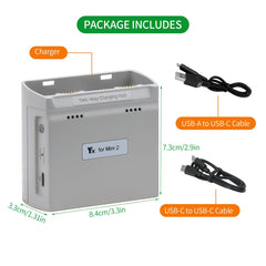 LYONGTECH packaging shows a complete DJI Mini charging solution.