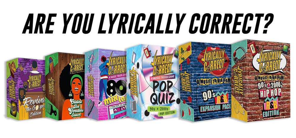 Lyrically Correct family and friends game setup for relaxed, fun evenings.