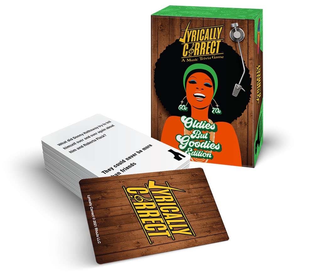 Lyrically Correct finish-the-lyrics challenge cards ready for social play and fun.