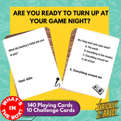 Lyrically Correct multi-player game night with friends and family
