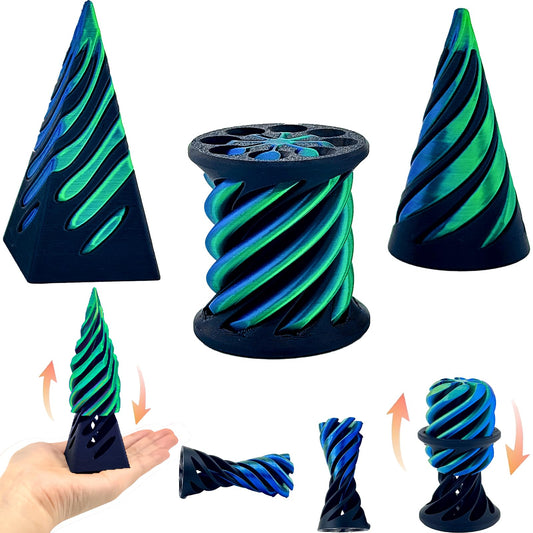 Lyzbbsoy impossible cone pack display: a stylish desktop centerpiece that sparks curiosity.