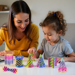 Lyzbbsoy Impossible Pyramid Passthrough: eye catching desk decor for small spaces.