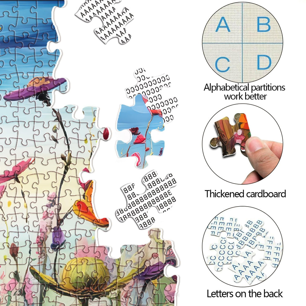 LZLHDE finished puzzle becomes vibrant wall art for home décor.