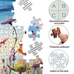 LZLHDE finished puzzle becomes vibrant wall art for home décor.