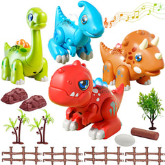 LZZAPJ Montessori dinosaur assembly set ready for imaginative play and STEM learning.