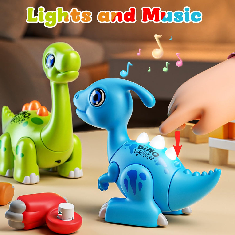 LZZAPJ Tyrannosaurus back buttons light up and trigger playful sounds.