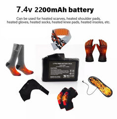 M Jiuyunmu heated socks with battery for consistent heat