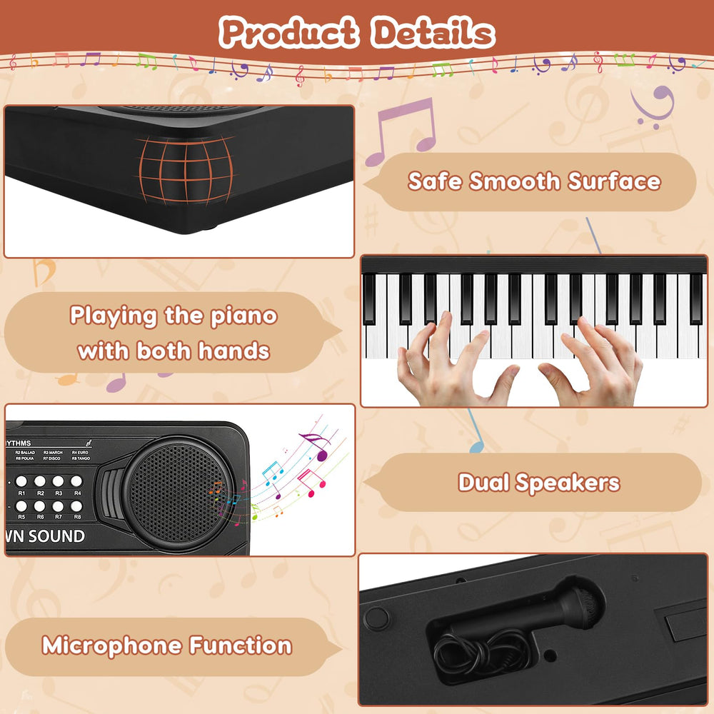 M SANMERSEN educational music toy gift idea for ages 3-5