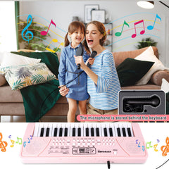 Gift-ready pink M SANMERSEN piano keyboard for birthdays and holidays