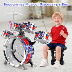 M SANMERSEN cymbal adds authentic rhythm vibes for pretend play.