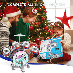 M SANMERSEN drum set packaging presents a gift-ready presentation