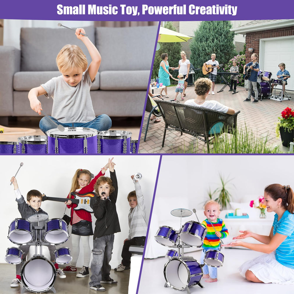 M SANMERSEN kids drum sticks for easy grip by young drummers