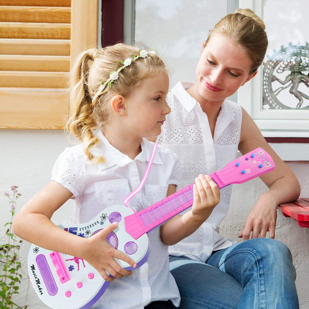 M SANMERSEN kids guitar is safe material for worry-free play