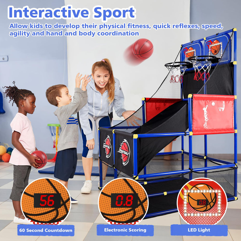 M SANMERSEN LED scoreboard arcade game provides clear score feedback.
