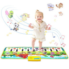 M SANMERSEN Piano Mat with 10 keys invites curious toddlers to explore music at home.