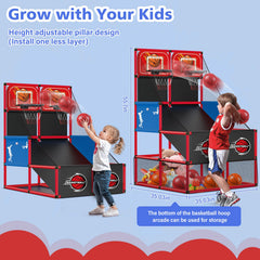 M SANMERSEN soft-inflatable balls reduce noise for quiet indoor play