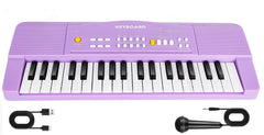 M SANMERSEN toy piano front view showing compact beginner-friendly design.