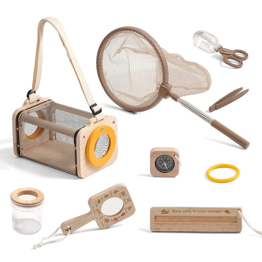 Macabaka bug catcher butterfly net for kids inspires outdoor exploration and safe bug catching.