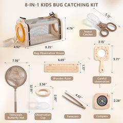 Macabaka insect catcher provides a safe container for brief bug viewing during play.
