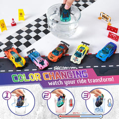 MACALOCA color-change feature with warm and cold water, fun bath time activity.