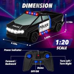 MACALOCA RC truck with 2.4GHz control ensures smooth, interference-free racing.